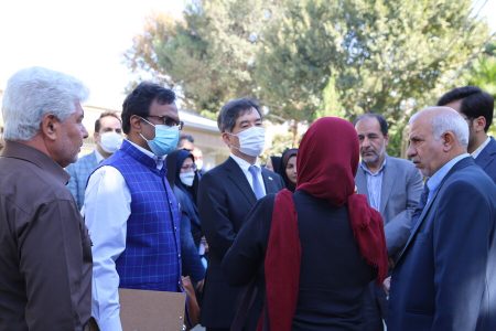 بازدید سفیر ژاپن و نماینده مقیم صندوق جمعیت ملل متحد در ایران از مجتمع سالمندان قس