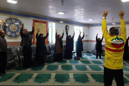 برگزاری کارگاه ورزش و حرکات اصلاحی ویژه سالمندان در مرکز مهر و گفتگو