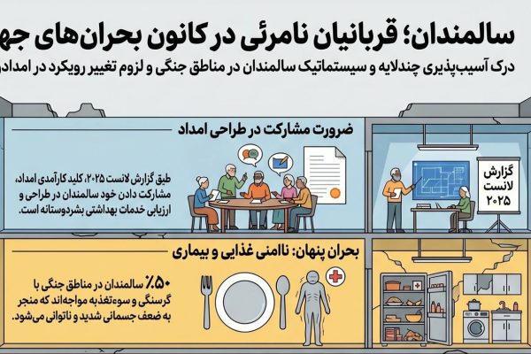سالمندان؛ قربانیان نامرئی در کانون بحران‌های جهانی